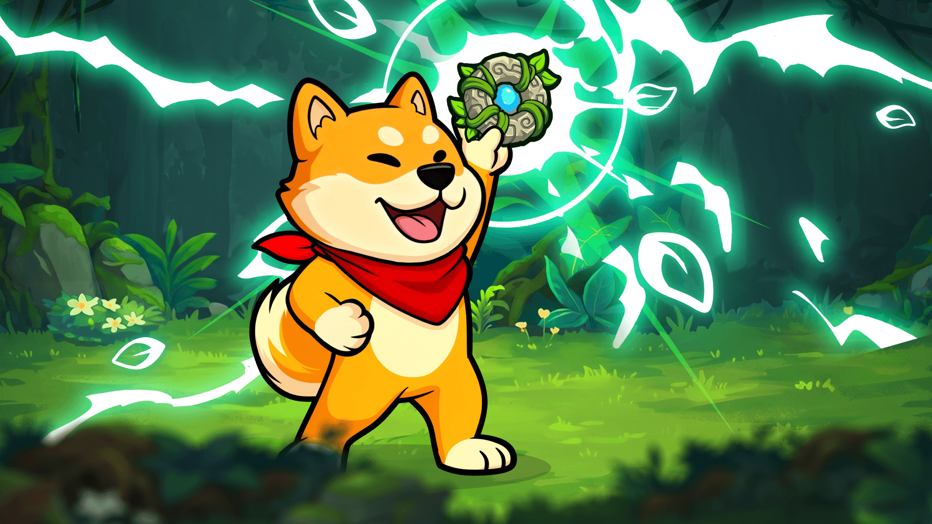 Lifebinder Shiba raising the Circle of Life