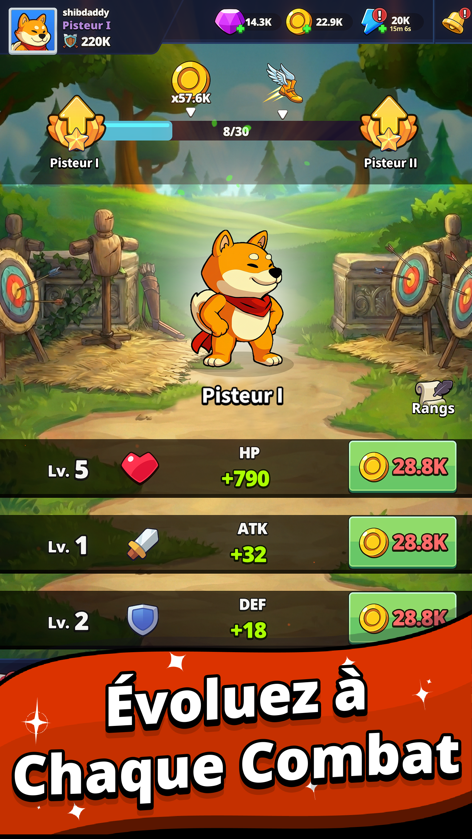 Shiba Story Go - Système de guilde