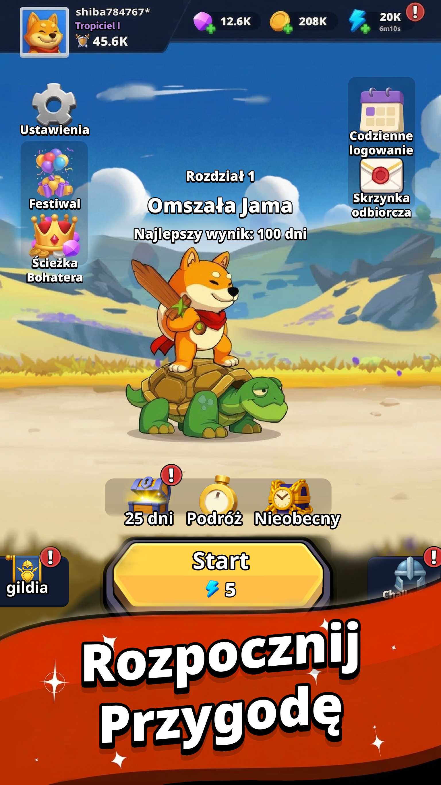 Shiba Story Go - Rozgrywka przygodowa